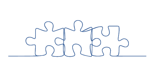 Depth based therapy represented by connecting puzzle pieces